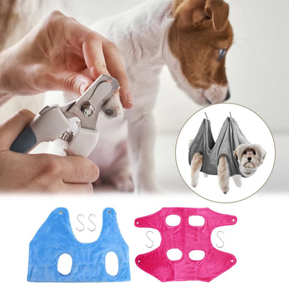  TrimHelper Pro - Pet Dog Cat Grooming Hanging Hammock Harness Breathable Groom Helper US