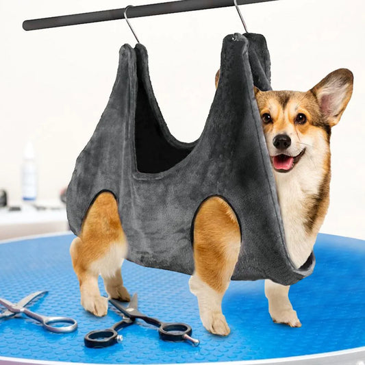  TrimHelper Pro - Pet Dog Cat Grooming Hanging Hammock Harness Breathable Groom Helper US